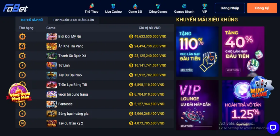 Hướng dẫn đăng nhập và chơi nổ hũ King33